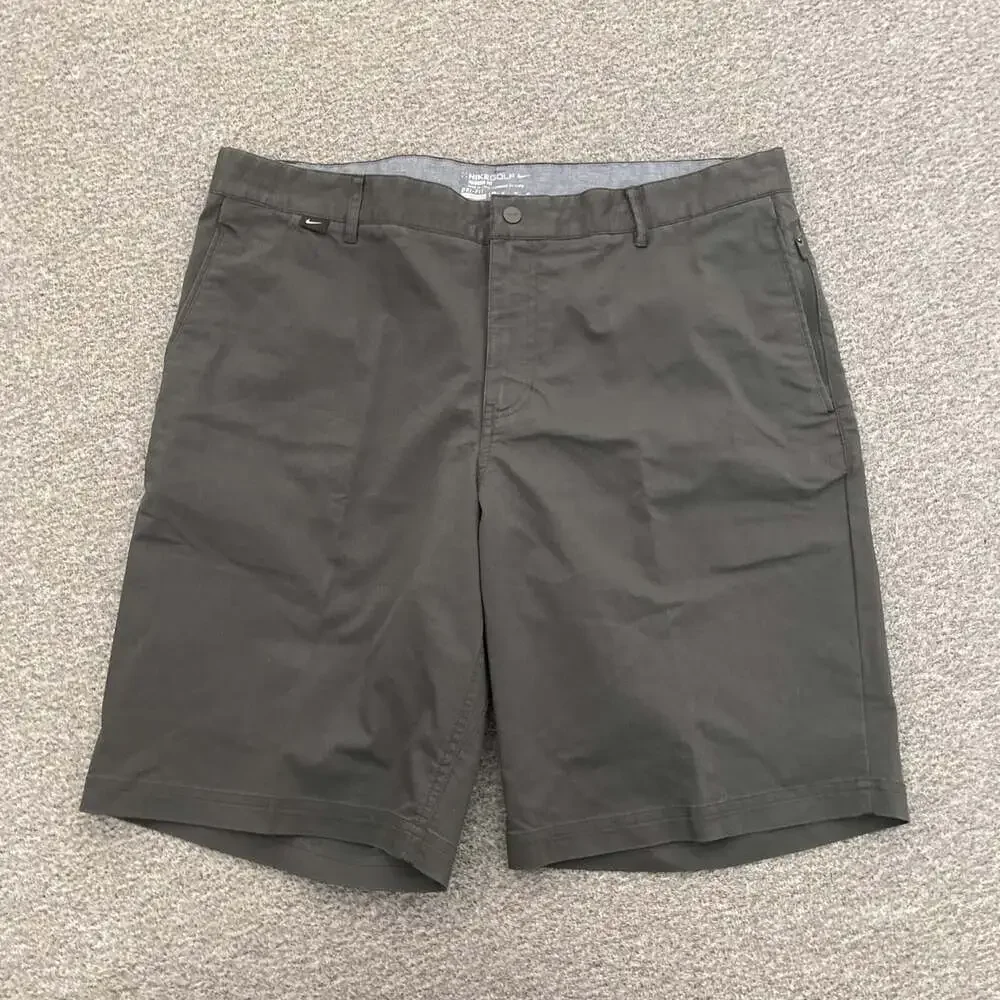 Nike Golf Men’s Size 38 Gray Zip Pocket Dri-Fit Summer Chino Shorts